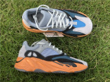 Authentic Boost Yeezy 700 Gray/Blue/Orange