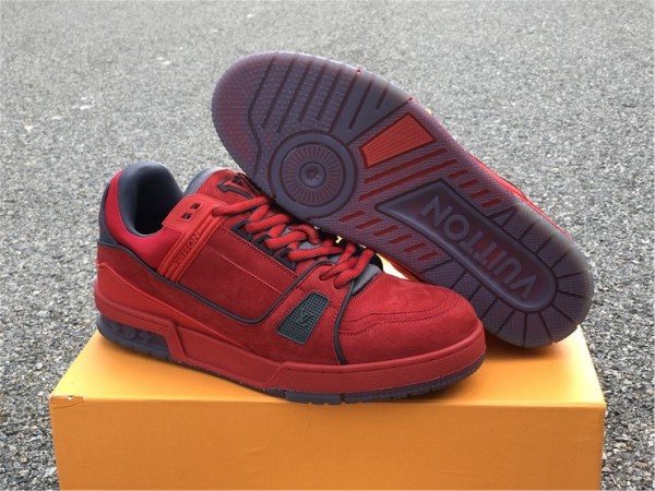 Authentic LV Mid shoes Red