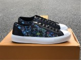 Authentic LV Low shoes Black/Flower
