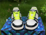 Authentic LV Low shoes White/Black