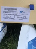 Authentic LV Low shoes White/Blue