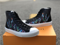 Authentic LV shoes High Black