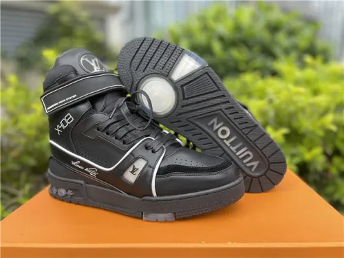 Authentic LV High shoes Black Lights