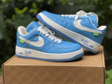 Authentic LV x Nike Air Force 1 Low Light Blue