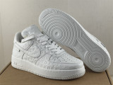 Authentic LV x Nike Air Force 1 Low Pure White
