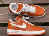 Authentic LV x Nike Air Force 1 Low Orange