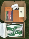 Authentic LV x Nike Air Force 1 Low White-Green