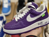 Authentic LV x Nike Air Force 1 Low Purple