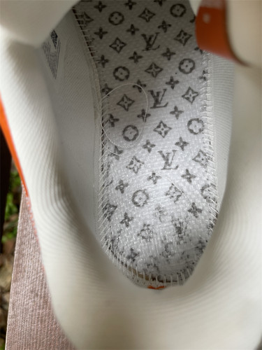 Authentic LV x Nike Air Force 1 Low Orange