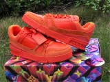 AUTHENTIC LV SNEAKERS PELLE S.GOMMA ORANGE