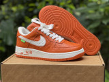 Authentic LV x Nike Air Force 1 Low Orange