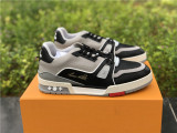 Authentic LV TRAINER WHITE CEMENT