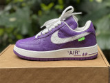Authentic LV x Nike Air Force 1 Low Purple