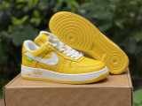 Authentic LV x Nike Air Force 1 Low White/Orange