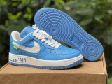 Authentic LV x Nike Air Force 1 Low Light Blue