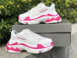 Authentic Balenciaga Triple s White/Pink