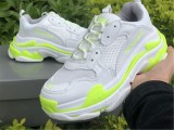 Authentic Balenciaga Triple s White lemon