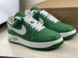 Authentic LV x Nike Air Force 1 Low Green