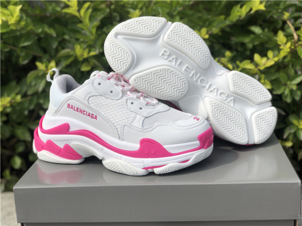 Authentic Balenciaga Triple s White/Pink