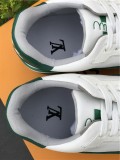 Authentic LV TRAINER WHITE/GREEN