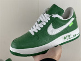 Authentic LV x Nike Air Force 1 Low Green