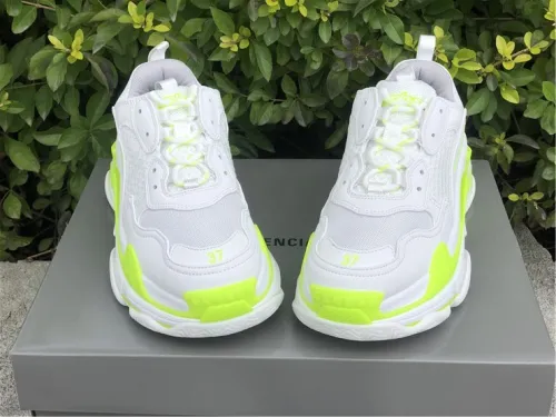 Authentic Balenciaga Triple s White lemon