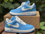 Authentic LV x Nike Air Force 1 Low Light Blue