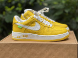 Authentic LV x Nike Air Force 1 Low White/Orange