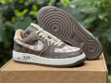Authentic LV x Nike Air Force 1 Low Coffee