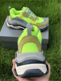 Authentic Balenciaga Triple s Fluorescent green