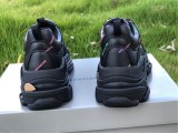 Authentic Balenciaga Triple s Black Colorful Words