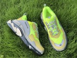Authentic Balenciaga Triple s Fluorescent green