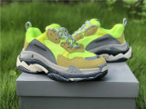 Authentic Balenciaga Triple s Fluorescent green