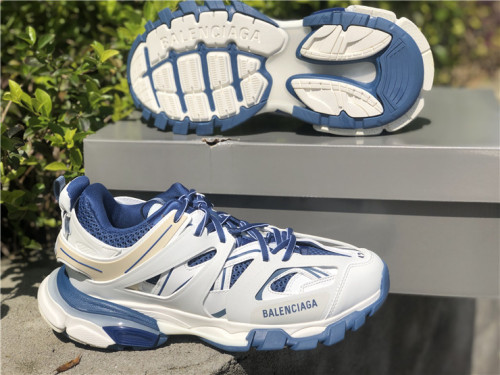 Authentic Balenciaga Track Trainers 3.0 White/Blue