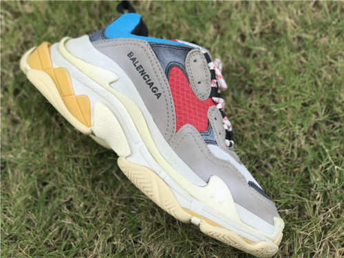 Authentic Balenciaga Triple s Gray/Red