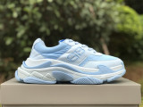 Authentic Balenciaga Triple s NYLON Blue