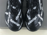Authentic Balenciaga Triple s Black/White words
