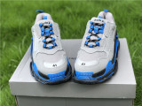 Authentic Balenciaga Triple s Gray/Blue