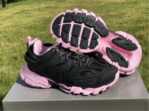 Authentic Balenciaga Track LED Trainers 3.0 Black/Pink