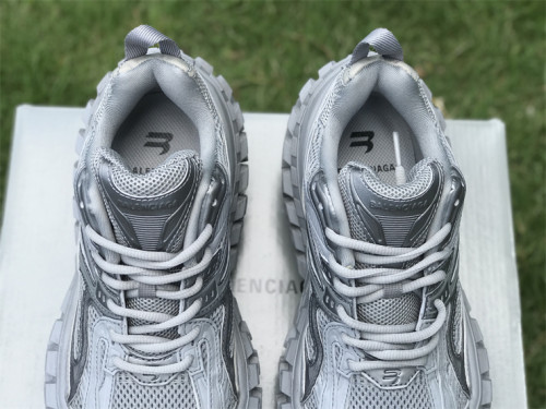 Authentic Balenciaga Triple s Clear Sole Gray