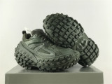 Authentic Balenciaga Triple s Clear Sole Dark Green