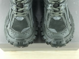 Authentic Balenciaga Triple s Clear Sole Dark Green