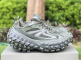 Authentic Balenciaga Triple s Clear Sole Dark Green