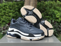 Authentic Balenciaga Triple s Pure Mid Night Blue