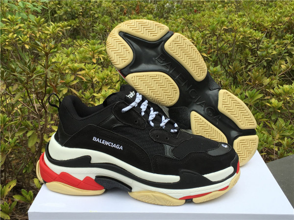 Authentic Balenciaga Triple s Black/Red