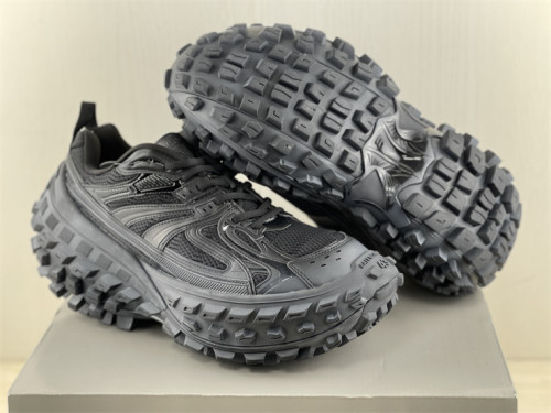 Authentic Balenciaga Triple s Clear Sole All Black