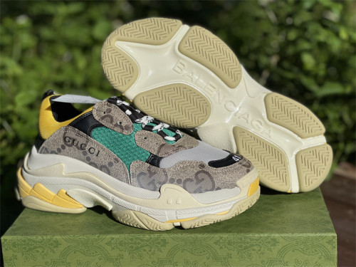 Authentic Balenciaga Triple s Gray/Green
