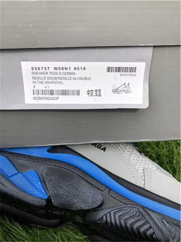 Authentic Balenciaga Triple s Gray/Blue