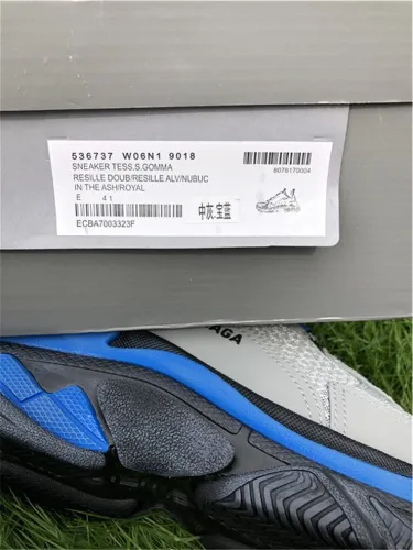 Authentic Balenciaga Triple s Gray/Blue
