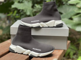 Authentic Balenciaga Speed Sneakers Noir Black/White